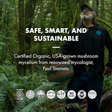 Host Defense Mushrooms Lion's Mane - Brain Health Support Supplement for Focus & Memory Function - Immune & Nervous System Support Supplement - 60 Capsules (30 Servings)*