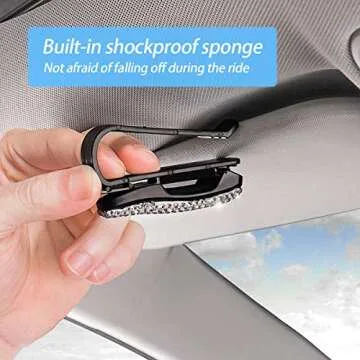 Moly Magnolia Bling Car Glasses Holder - Style & Functionality