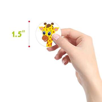 600 Adorable Animal Stickers - Fun for Kids Everywhere!