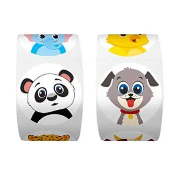 600 Adorable Animal Stickers - Fun for Kids Everywhere!