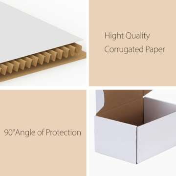 RLAVBL Small Shipping Boxes - Eco-Friendly 10 Pack