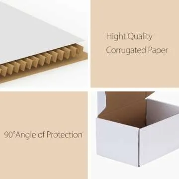 RLAVBL Small Shipping Boxes - Eco-Friendly 10 Pack