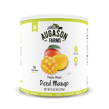 Augason Farms Freeze-Dried Diced Mango Can 9.52 oz