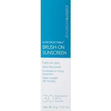 Colorescience Brush-On Sunscreen Mineral Powder for Sensitive Skin, Medium, 0.21 Ounce (Pack of 1)