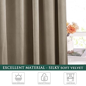 StangH Velvet Curtains - Elegant Room Darkening Panels