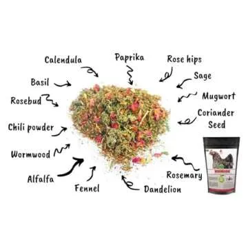 Non-GMO Backyard Chicken Nesting Herbs (10 oz) - Naturally Keep A Clean Coop Your Hens Will Love