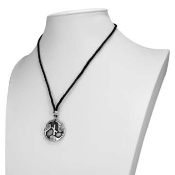 Nauthiz Rune Pendant - Norse Viking Jewelry Necklace