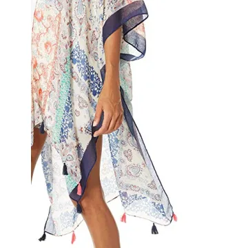 Moss Rose Women Boho Print Kimono Cardigan Loose Cover Up Casual Blouse Tops