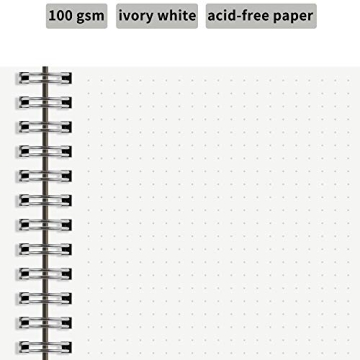 HULYTRAAT Large Dot Grid Notebooks - Pack of 2