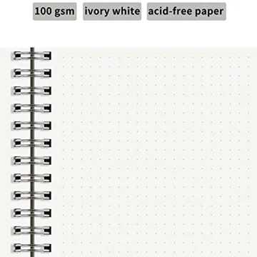 HULYTRAAT Large Dot Grid Notebooks - Pack of 2