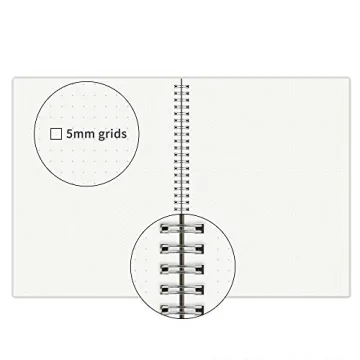 HULYTRAAT Large Dot Grid Notebooks - Pack of 2