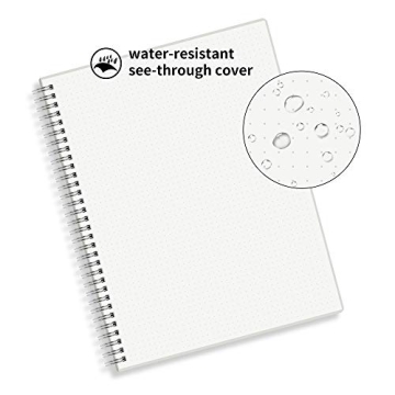 HULYTRAAT Large Dot Grid Notebooks - Pack of 2