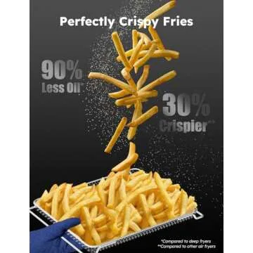 Nuwave Bravo XL Pro Air Fryer Toaster Oven, Improved 100% Super Convection, Quicker & Crispier Results, 100 Presets, Multi-Layer Even Cooking, 50-500F, Smart Probe, PFAS Free, 30QT, Stainless Steel