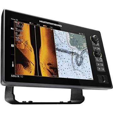 Humminbird SOLIX 10 G2 Fish Finder with CHIRP, Mega Si+, GPS, and 10.1-Inch-Display