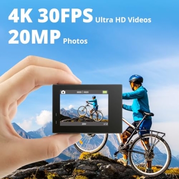 AKASO Brave 4: 4K Action Camera with Accessories Kit