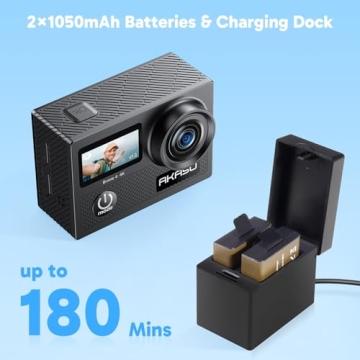 AKASO Brave 4: 4K Action Camera with Accessories Kit