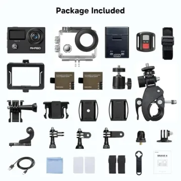 AKASO Brave 4: 4K Action Camera with Accessories Kit
