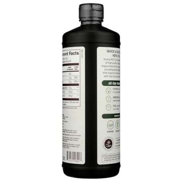 Nutiva Organic MCT Oil, Unflavored, 32 Oz, USDA Organic, Non-GMO, Non-BPA, Whole 30 Approved, Vegan,...