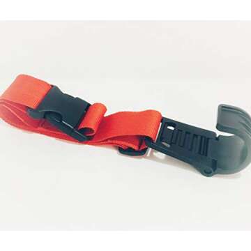 The J Hook Luggage Strap - Let Your Bag Tag Along!