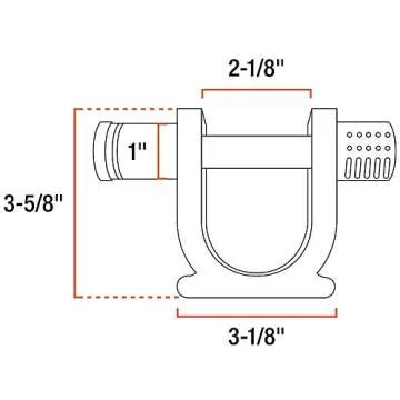 CURT 5th Wheel Trailer Lock - 2-Inch King Pin Security