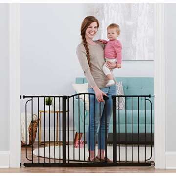 Regalo 58-Inch Home Accents Super Wide Walk Through Baby Gate