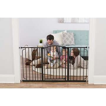 Regalo 58-Inch Stylish Super Wide Baby Gate for Safety