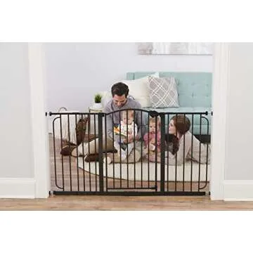 Regalo 58-Inch Stylish Super Wide Baby Gate for Safety