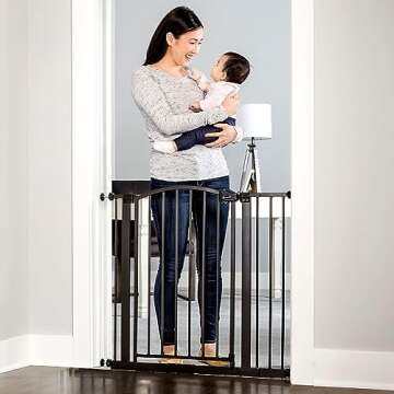 Regalo 58-Inch Stylish Super Wide Baby Gate for Safety