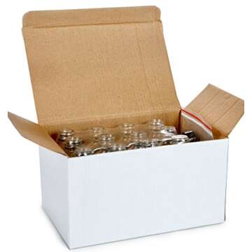 Vivaplex Clear 2 oz Glass Bottles for Travel & Oils