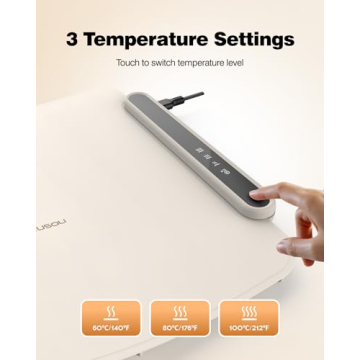 iTRUSOU Electric Warming Tray Full Surface Heating 3 Temp Settings