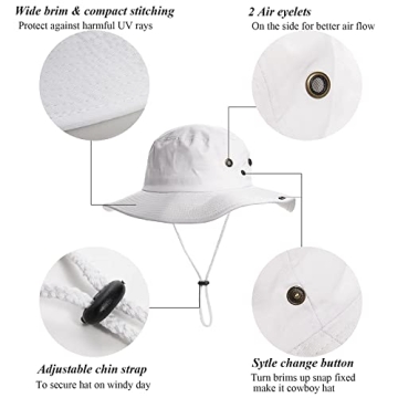 Stylish UV Protection Bucket Hat for Summer Adventures