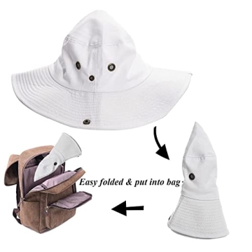 Stylish UV Protection Bucket Hat for Summer Adventures