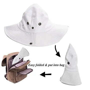 Stylish UV Protection Bucket Hat for Summer Adventures