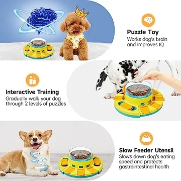 Interactive Potaroma Dog Puzzle Toy for Slow Feeding