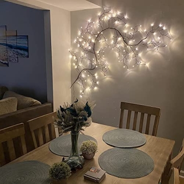 Stunning Mulcolor 230cm Vines with 144 LEDs for Cozy Decor