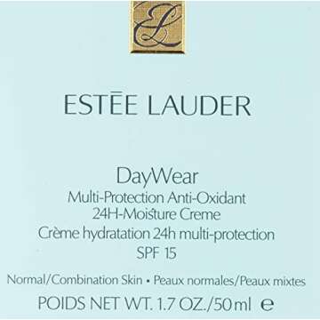 Estee Lauder Daywear Multi Protection Anti Oxidant Creme SPF 15 for Unisex, 1.7 Ounce