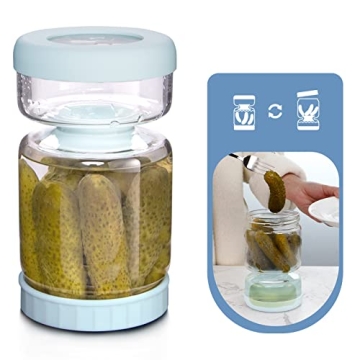 Luvan Pickle Jar with Strainer Flip – The Ultimate Pickle Container