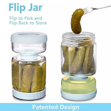 Luvan Pickle Jar – Leakproof Pickle Container with Strainer