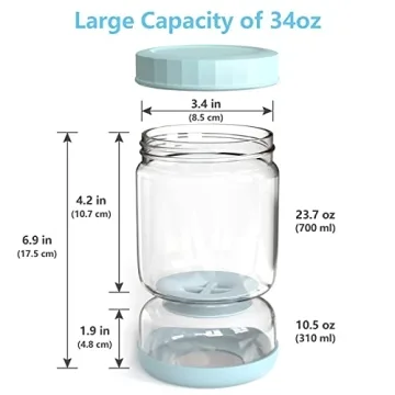 Luvan Pickle Jar – Leakproof Pickle Container with Strainer