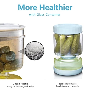 Luvan Pickle Jar – Leakproof Pickle Container with Strainer