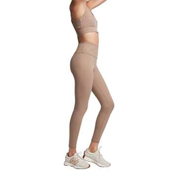 Bandier x Sincerely Jules The Rue Crossover Legging, Nutmeg, Small