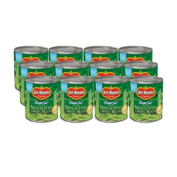 Del Monte Canned Fresh Cut Green Beans, 8 Ounce Pack of 12