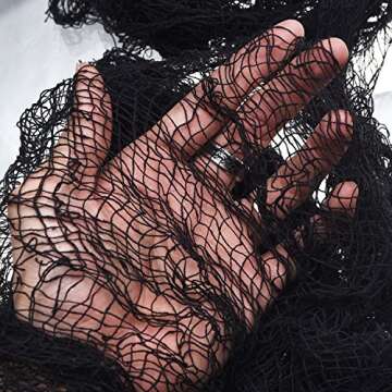 Pangda Halloween Large Size Creepy Cloth Party Decor Drape Doorways Entryways Windows Cover Gauze Creepy Spooky Halloween Decorations