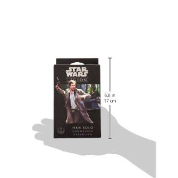 Star Wars: Legion Han Solo COMMANDER EXPANSION - Lead Your Rebel Army! Tabletop Miniatures Strategy Game for Kids and Adults, Ages 14+, 2 Players, 3 Hour Playtime, Made by Atomic Mass Games