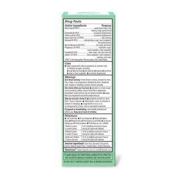 Hyland's Kids Cold Relief Grape Flavor Cough Syrup 4 Oz