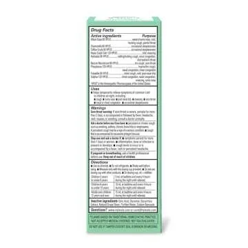 Hyland's Kids Cold Relief Grape Flavor Cough Syrup 4 Oz