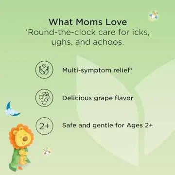 Hyland's Kids Cold Relief Grape Flavor Cough Syrup 4 Oz