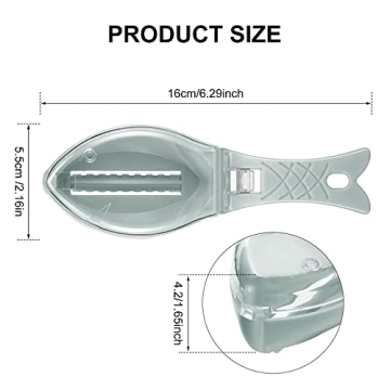 Mess-Free Fish Scaler Remover Tool Kit in 3 Colors