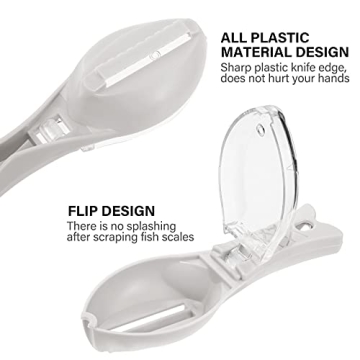 Mess-Free Fish Scaler Remover Tool Kit in 3 Colors