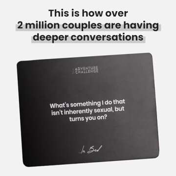 50 Spicy Question Card Games for Couples, Date Night Games, Intimacy Cards, The Adventure Challenge ...